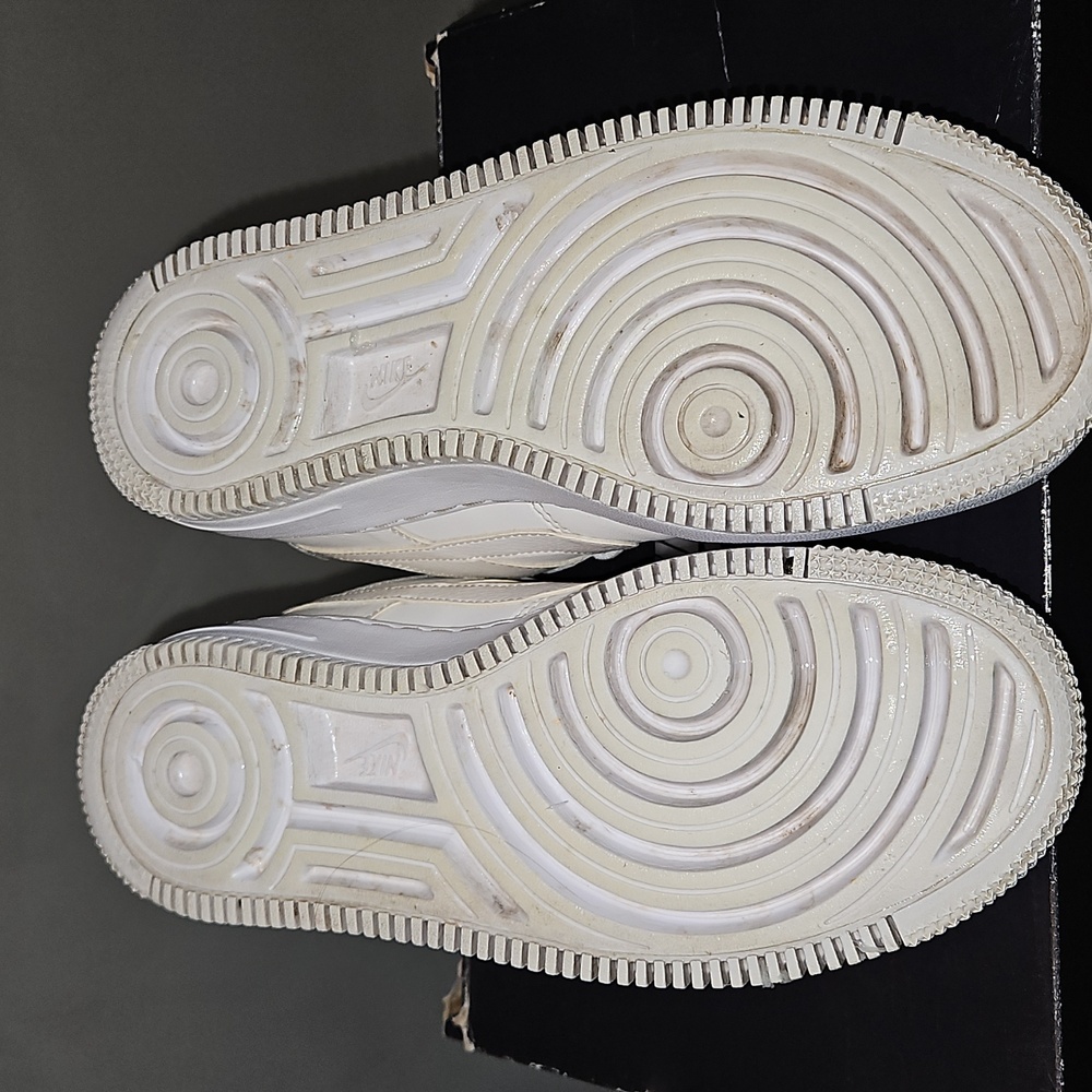 Nike White AF1 Shadow Sneakers - Picture 5 of 6